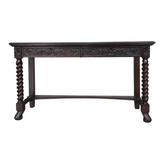 19th Century Jacobean Revival Console Table For Sale