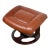 Stressless Faux Leather Footstool For Sale