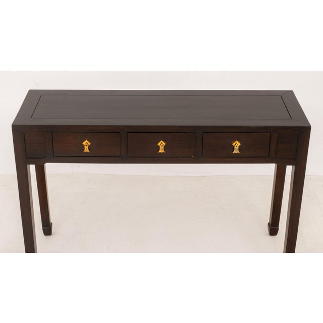 Chinese Chinese Hardwood Console Table For Sale - Image 3 of 7