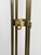 Gold Italian Hollywood Regency Brass Coat Rack, 1940s For Sale - Image 8 of 12