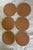 Add a playful dose of retro resort style to your bar cart with this set of six vintage tiki coasters, each decorated with...