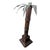 Hollywood Regency Vintage 1970s Large Faux Bamboo Palm Tree Statement Table Lamp For Sale - Image 3 of 9