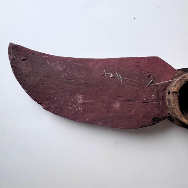 African Bwa Ceremonial Gurunsi Butterfly Hawk Mask For Sale In New York - Image 6 of 8