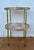 Mid-Century Brass and Fiberglass Two Tier Side Table, 1960 For Sale - Image 4 of 11