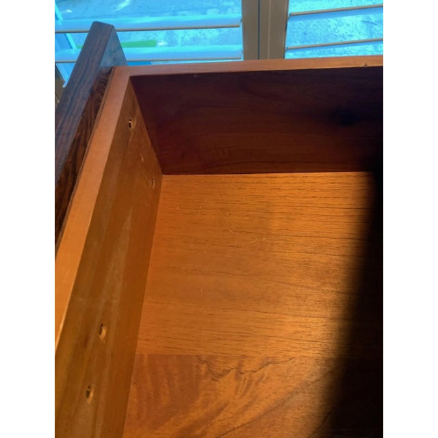 Brown Rare Solid Mexican Cocobolo Wood Desk Don Shoemaker For Sale - Image 8 of 9