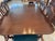 Wood 1940s Duncan Phyfe Georgian Style Mahogany Dining Table and Shield Back Chairs - Set of 7 For Sale - Image 7 of 10