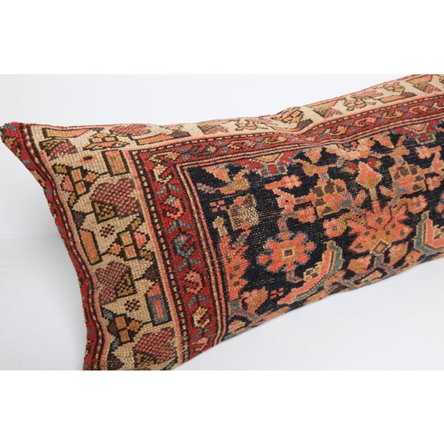Antique Persian Melair Style Handwove Rug Pillow Cushion - For Sale - Image 4 of 11