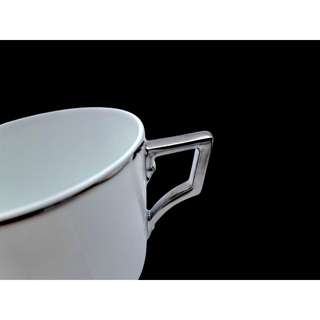 Argonauti Collection Luna Model Teacup by Richard Ginori for Vannozzi, 1990s, Set of 6 For Sale - Image 4 of 13