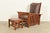 Stickley Mission Oak Arts & Crafts Reclining Morris Lounge Chair With Ottoman For Sale - Image 14 of 14
