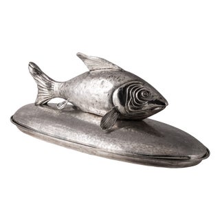 Vintage Italian Silver Plated Serving Platter by Franco Lapini, 1970 For Sale