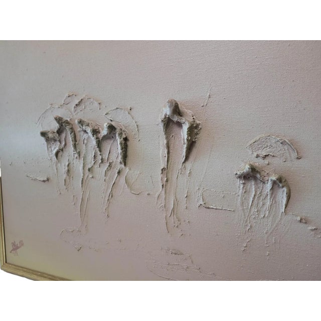 Sculptural Impasto: Set of 3 Abstract Figurative Paintings by Max Roumieu For Sale - Image 10 of 18