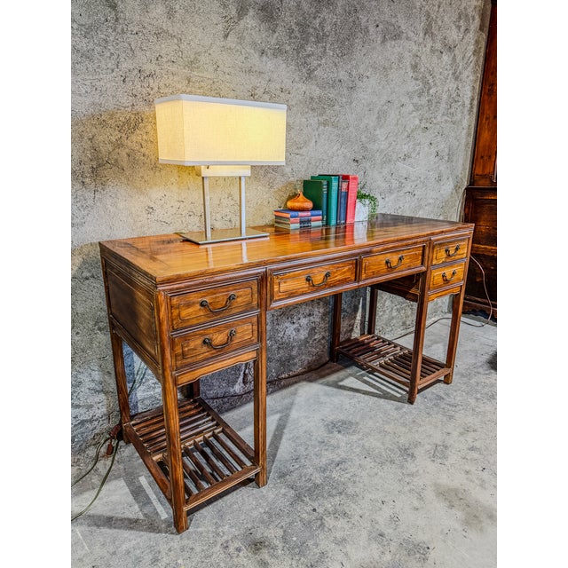 Early 20th Century Antique Chinese Writing Desk For Sale - Image 5 of 6