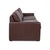Brown Conseta Leather Three-Seater Brown Coffee Mahogany Sofa by COR For Sale - Image 8 of 11