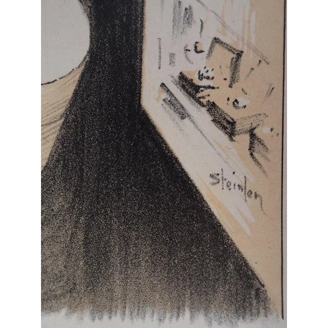 Théophile Alexandre Steinlen, In Front of the Shop (Paris), Original Lithograph, 1897 For Sale - Image 5 of 10