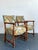 Vintage Twisted Wood Dorothy Draper Upholstered Barley Twist Armchairs For Sale - Image 17 of 18