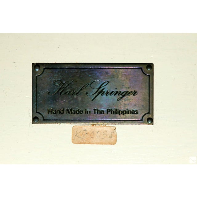 Large Dining Fossilized Coral Table with Stone Mosaic by Karl Springer For Sale - Image 9 of 14