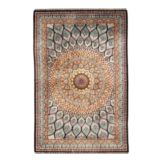 Pasargad DC Exquisite Design Paris Palace Fine Power Loom V.Silk Rug For Sale