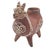 Peruvian Folk Art Llama Pottery Vessel Hand Painted Clay Sculpture 7.5" For Sale - Image 10 of 13