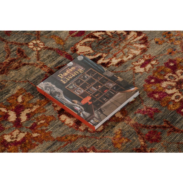 Contemporary Oushak Style Wool Rug in Beige & Brown, by Rug & Kilim, India For Sale - Image 10 of 10