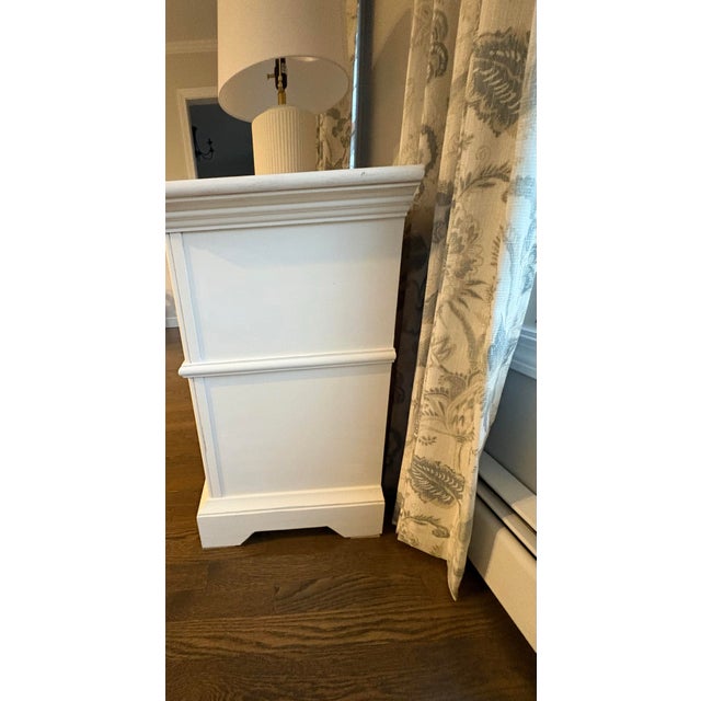 Mid 20th Century Mid 20th Century Romweber Painted Credenza / Sideboard – Solid Wood, Carved Drawer Fronts For Sale - Image 5 of 8