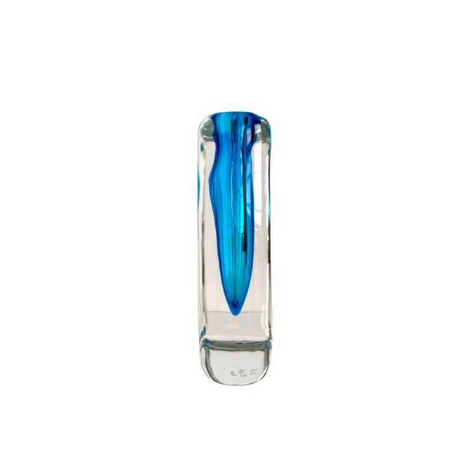 Late 20th Century Vintage Murano Sommerso Vase Signed Maurizio Asti for Ars Cenedese For Sale - Image 5 of 10