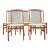 Set of Five Mid Century Modern Teak Dining Chairs | Danish Modern For Sale