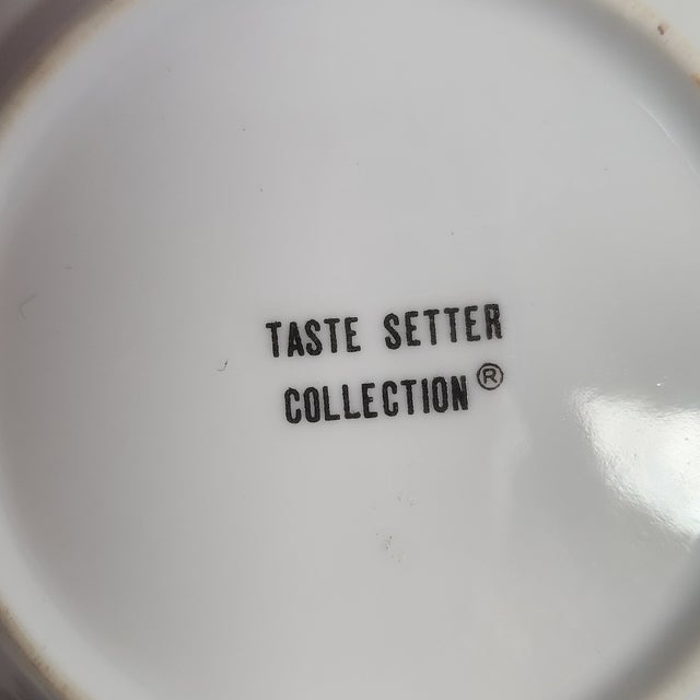 Taste Setter Collection Botanical Poppy Demitasse Cups & Saucers — Set of 4, Garden-Inspired Floral Porcelain For Sale - Image 9 of 9