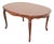 Kindel Furniture French Provincial Louis XV Carved Cherry Wood Extension Dining Table, Newly Refinished For Sale