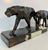 Maurice Font, French Art Deco Sculpture of Panthers, 1930s, Metal on Marble Base For Sale - Image 4 of 12