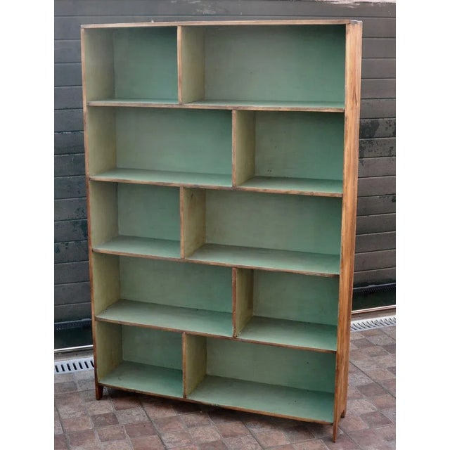 Green Painted Shelf, 1970s For Sale - Image 3 of 11