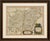 Charolais, Burgundy Antique Blaeu Atlas Map of France, 1642 This original hand-colored map depicts a large part of the...