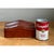 Vintage Italian Leather Wave-Top Decorative Box For Sale In West Palm - Image 6 of 12