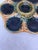 Rustic French Green Majolica Oyster Plate, Circa 1900 For Sale - Image 3 of 5