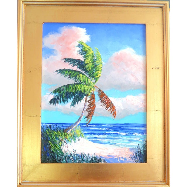 Mark Stanford (American B. 1959 - ) - Sculpture in Oils. "Coconut Trail" Signed Oil on Canvas With Coa For Sale - Image 4 of 9