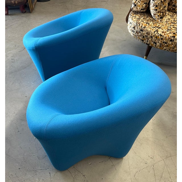 Textile Pop Art 1970’s Chairs in the style of Pierre Paulin For Sale - Image 7 of 14