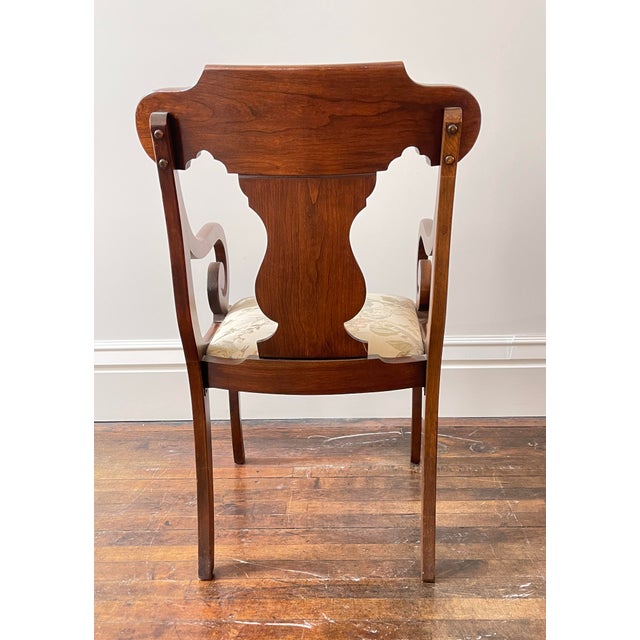 Traditional 1980s Pennsylvania House Fiddleback Chair For Sale - Image 3 of 10