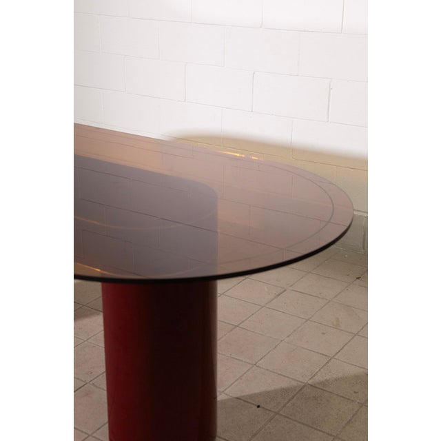 Maroon Vintage Table from Sabo, 1970s For Sale - Image 8 of 12