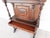 Antique Mahogany Jacobean Style Petite Size Drop Front Desk 37"w For Sale - Image 11 of 16