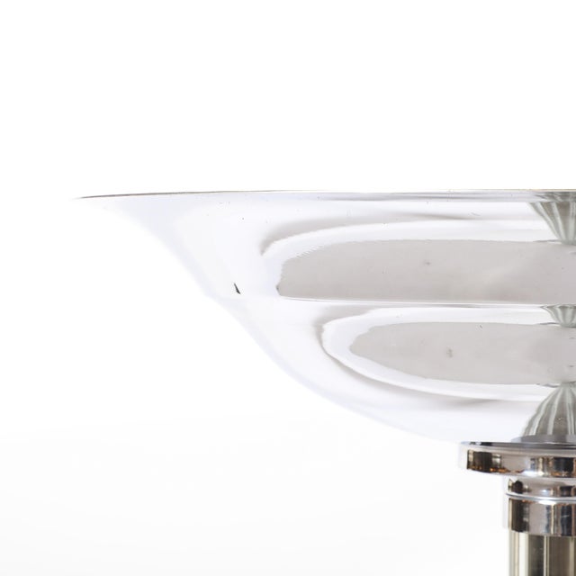 Pair of Art Deco Machine Age Chrome and Glass Rod Torchieres For Sale - Image 17 of 17