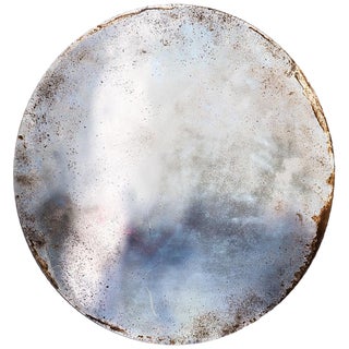 Unique Handmade Grisaille Alice Mirror by Slow Design For Sale