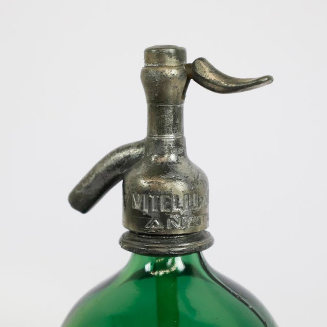 Industrial Vintage Industrial Green Soda Siphon Made in Argentina For Sale - Image 3 of 5