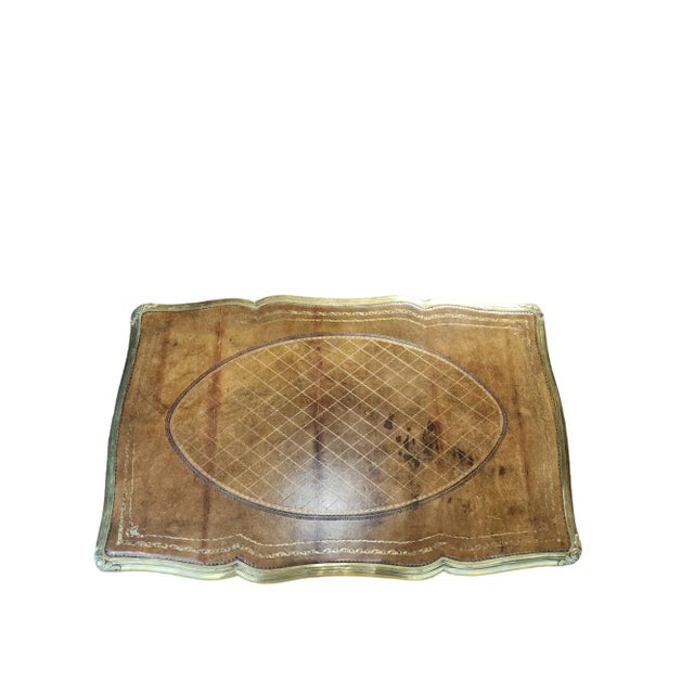 French Mid 19th Century Attributed to Henry Dasson - French Louis XV Style Kneehole Desk For Sale - Image 3 of 10