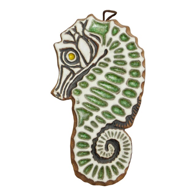 California Pottery Seahorse Sculpture, Victoria Littlejohn For Sale