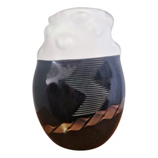 Murano Glass Vase, 1980s For Sale