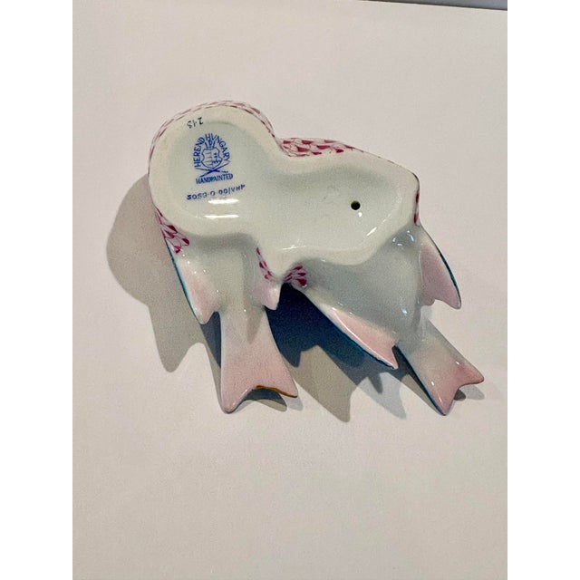 Late 20th Century Herend Love Birds Figurine For Sale - Image 9 of 10