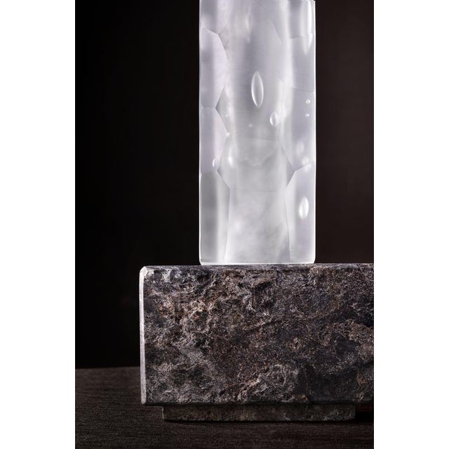 Faceted Skyline Black Candleholder by Aina Kari For Sale - Image 10 of 14