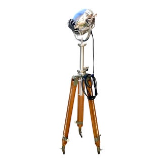 Vintage Floor Lamp Theater Spotlight, England, 1950s For Sale