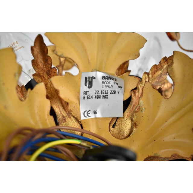 Late 20th Century Mid Century Modern Italian Flush Mount by Banci Firenze For Sale - Image 9 of 10