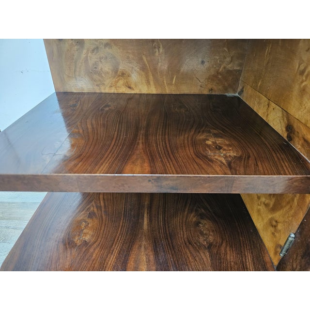 Art Deco Dressing Table in Walnut and Blond Walnut, 1940 For Sale - Image 3 of 16