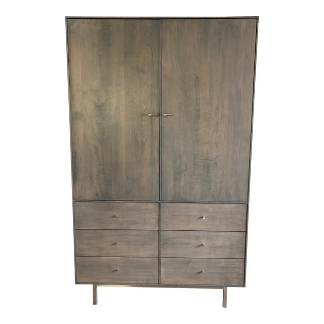 Room & Board Hudson Armoire Shell Finish for Sale - $1,500 (Bethesda, Md), Attributed For Sale